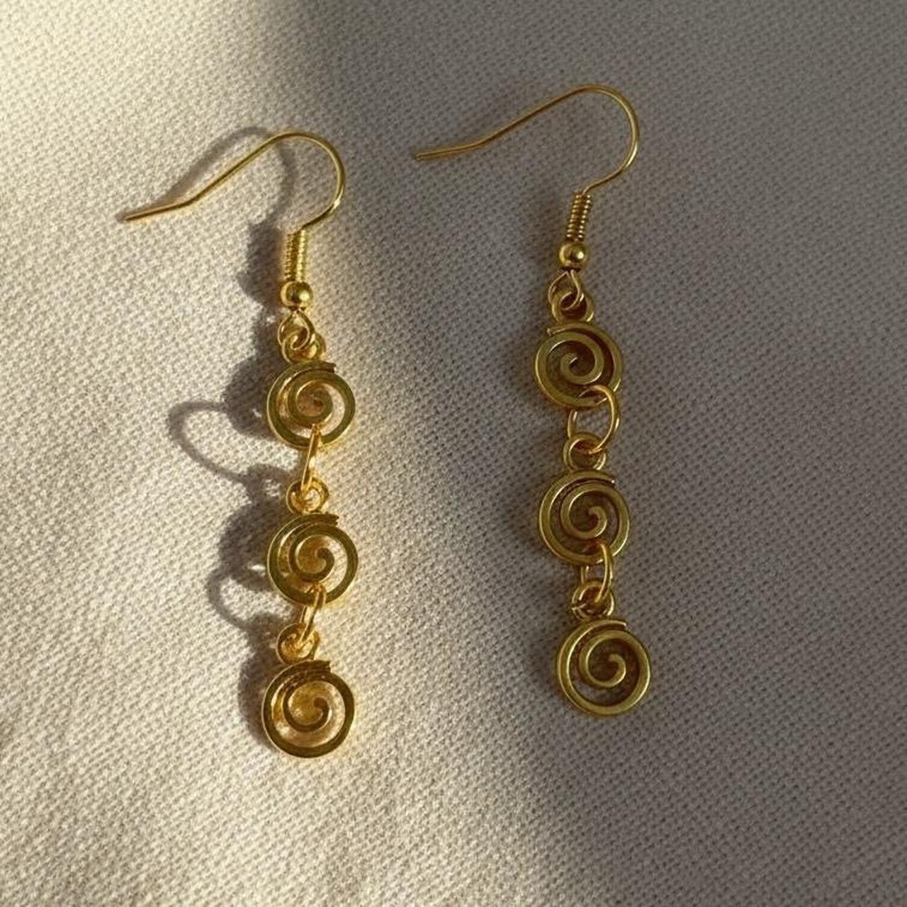 Trio swirl dangles