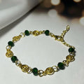 Beaded swirl bracelet